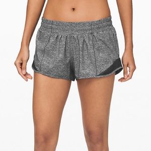 Grey Hotty short size 8 2.5 inch inseam